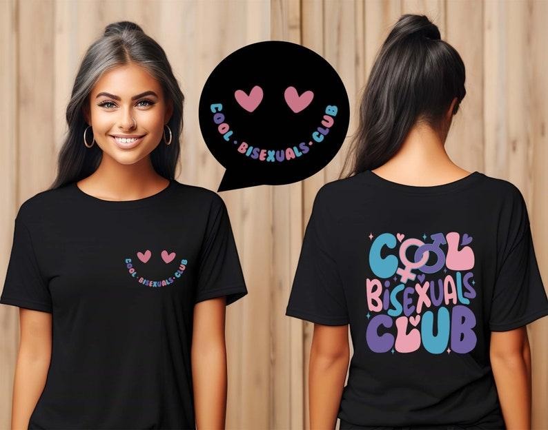 Cool Bisexuals Club Tee T Shirt Hoodie Sweater, LGBTQ T-Shirt, Supporting LGBT People Tee, Bisexual Pride Shirt, Gender...