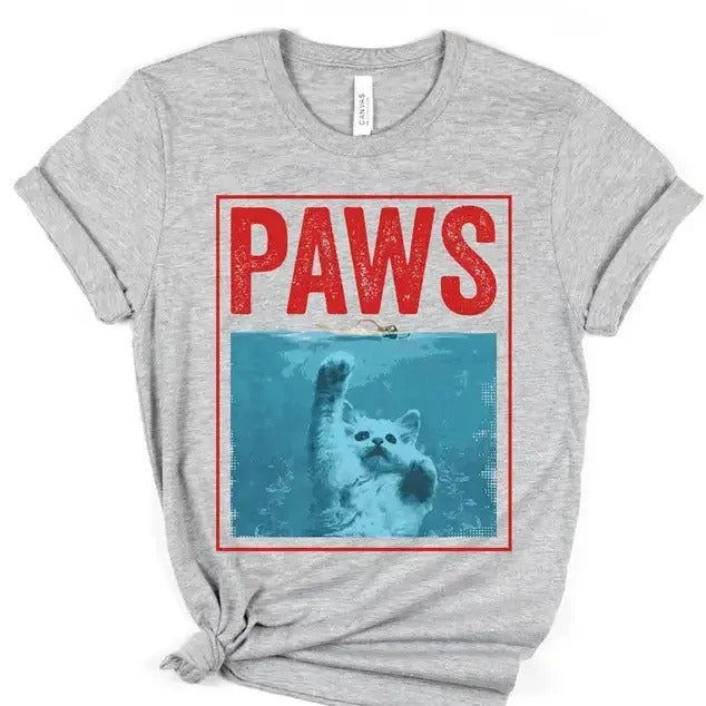 Cool Cat T-shirt Paws Sublimation Tee Cat PAWS Tshirt Cool Cat Tee Paws Cat T-shirt Cat Lover Tshirt Paws Cool Tee...