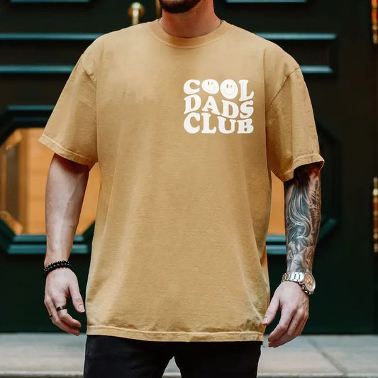 Cool Dads Club Shirt - Funny Husband Shirt, Casual Crewneck T-Shirt, Comfort Colors Menswear, Perfect Gift for Father's...