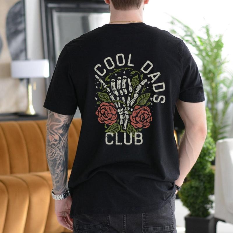 Cool Dads Club Shirt, Dad Life Tee, Skeleton Hand, First Fathers Day Present, Dad of Girl, Dad with boys, Gift For...