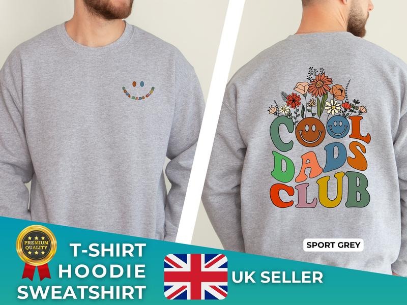 Cool Dads Club Sweatshirtfunny Shirt For Dadbirthday Gift For Dadcool Dads Club Shirtcool Gift For Dadgift For Dad Hoodie...