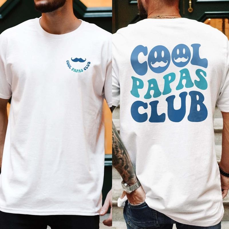 Cool Papas Club Shirt for Men, Cool Grandpa Sweatshirt, Funny Papa Shirt, New Grandpa Gifts, Grandpa Birthday Gift, Best...