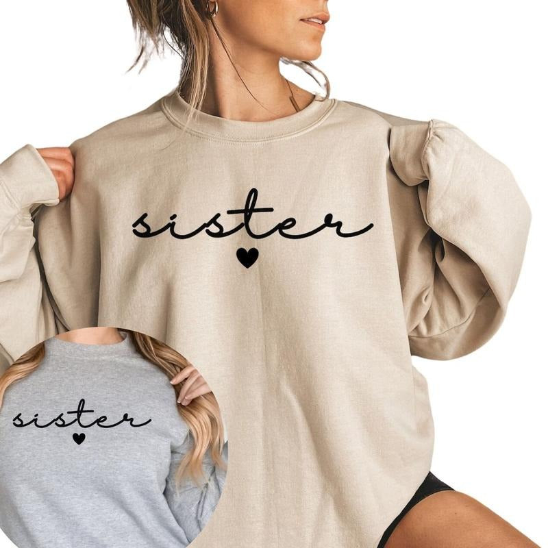 Cool Sisters Club, Sweatshirt Sister so cute, Sweatshirt for Women T-Shirts, Hoodie | WearSparks.com