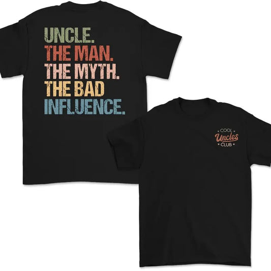 Cool Uncles Club Funny 2 Sides T-Shirt, Cotton Crewneck Unisex T-Shirt for Men and Women, Ideal Gift, Top Menswear...