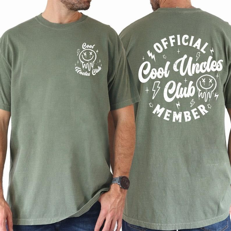 Cool Uncles Club Shirt for Men, Shirt for Uncle,Pregnancy Reveal,Cool Uncles Shirt for New Uncle,Uncle Sweatshirt,Fathers...