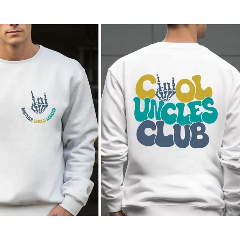 Cool Uncles Club Sweatshirt,Brother Uncle Legend,Cool Uncles Shirt,Funny Uncle Shirt,Pregnancy Announcement Shirt for...