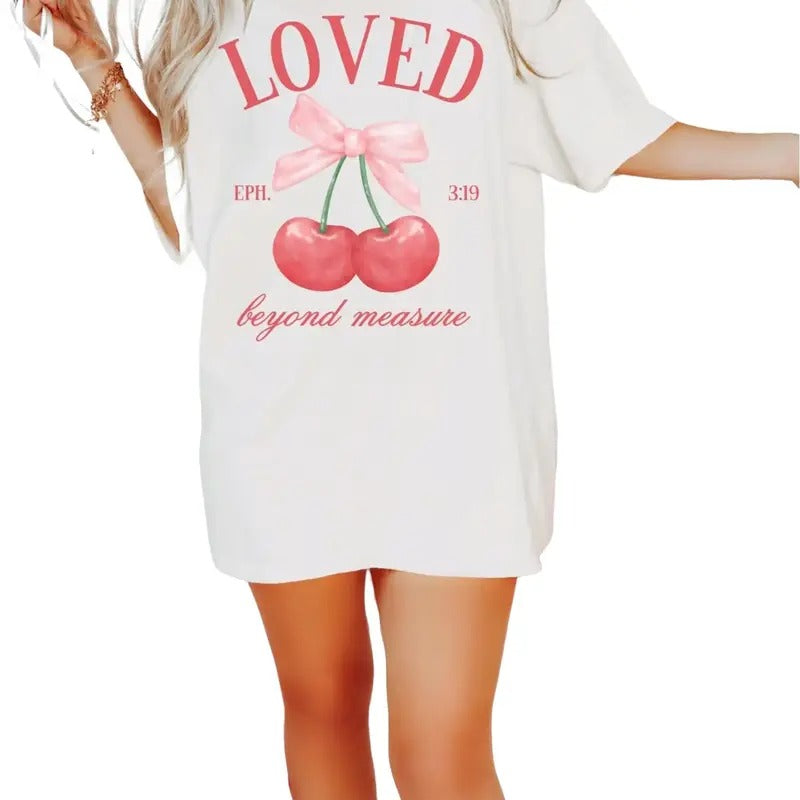 Coquette Christian Shirt For Women, Bible Verse T Shirt, Trendy Christian Clothing, Y2k Bow Tshirt, Christian Gift For...