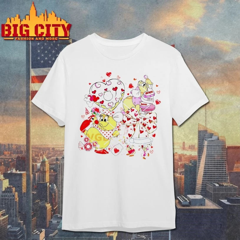 Coquette Happy Valentine Cartoon Mouse Gus Gus Xoxo 2026 shirt