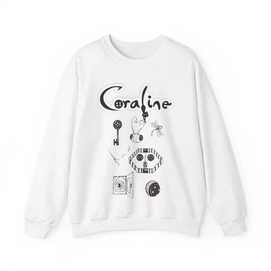 Coraline Aesthetic Crewneck Sweatshirt, Funny circus Corr.aa.lineee sweatshirt,  Spooky movie Hoodie, Doll TShirt, Movie...
