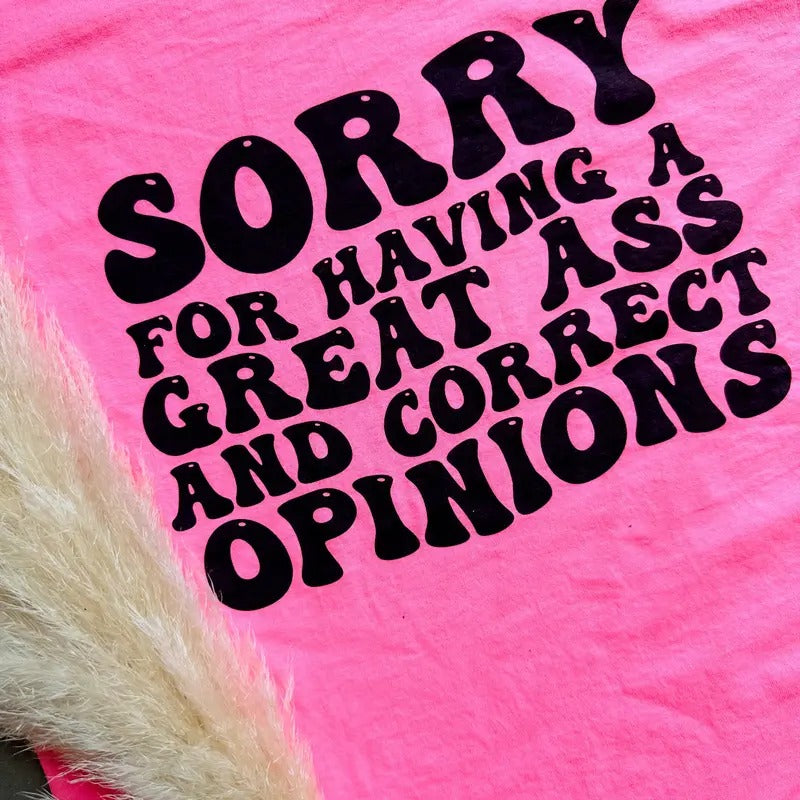 Correct Opinions Graphic Tee Hoodie, Sweatshirt | WearSparks.com