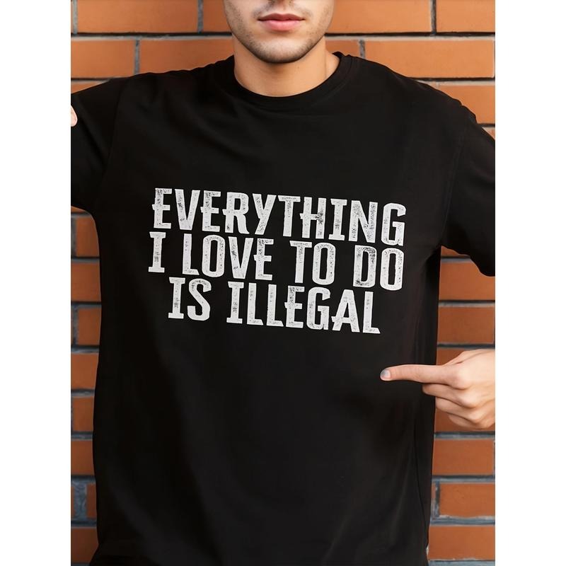 [Cotton Casual Tee] Soft Cotton 1pc Men's Casual T-Shirt