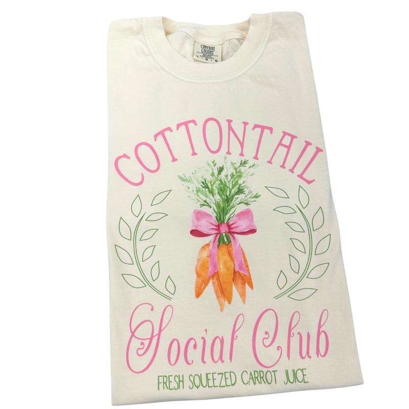 Cottontail Social Club Comfort Colors T-Shirt Hoodie, Sweatshirt | WearSparks.com
