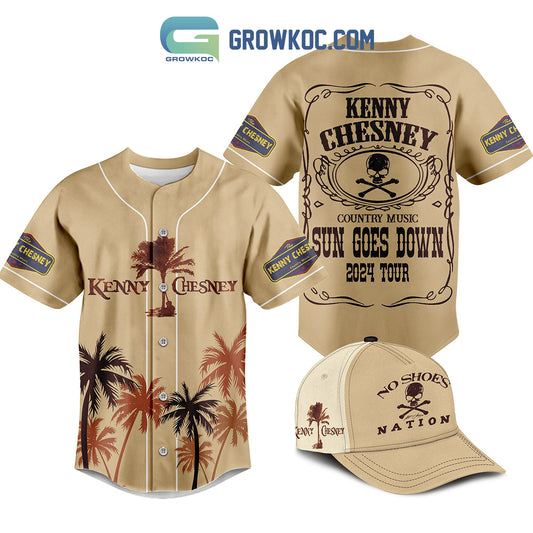 Country Music Sun Goes Down 2024 Tour Kenny Chesney Baseball Jersey