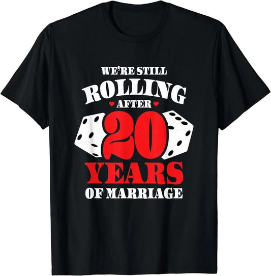 Couples Married 20 Years - Funny 20th Wedding Anniversary T-Shirt Hoodie, Sweatshirt | WearSparks.com