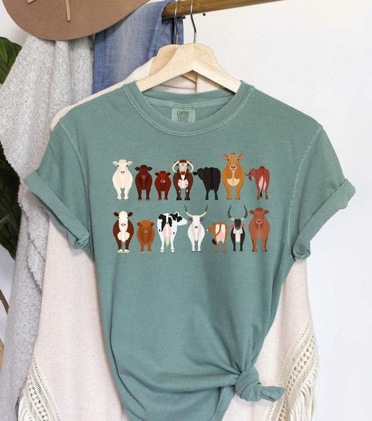 Cow Breeds Farm Animal Lover T-Shirtstyle{n002}2 T-Shirts, Hoodie, Sweatshirt | WearSparks.com