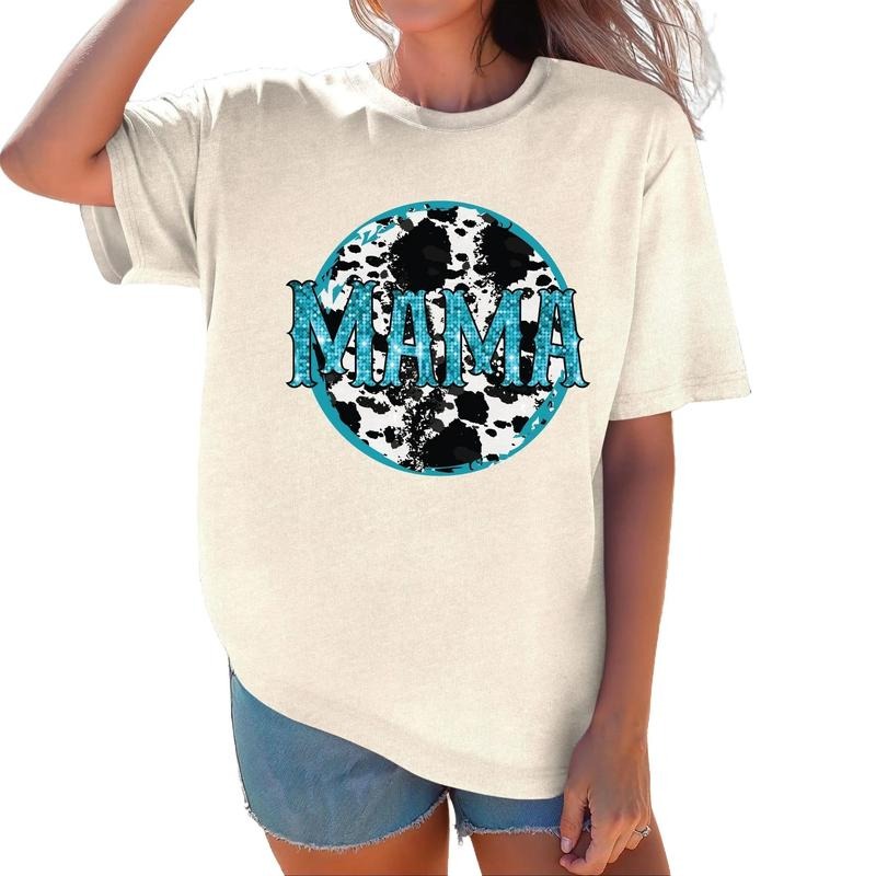 Cow print mama with FAUX shimmer Comfort colors Tee shirt Hoodie, Sweatshirt | WearSparks.com
