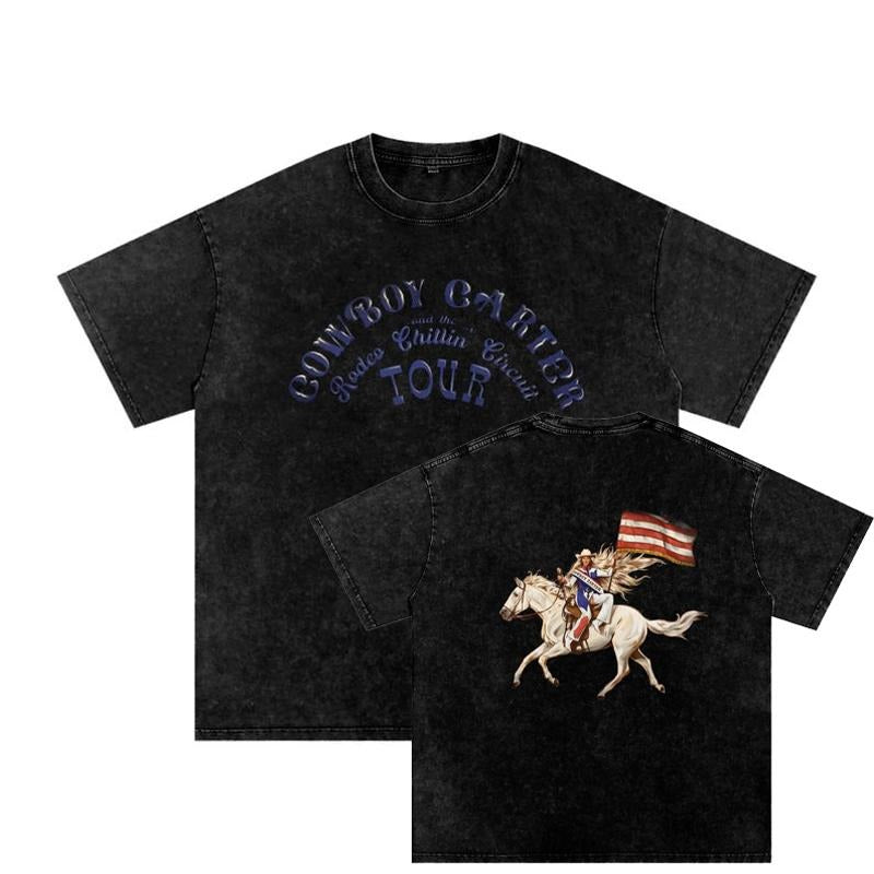Cowboy Retro 90s Tour 2025 Graphic Tee, Hot Hit Statement for Fans Hoodie, Sweatshirt | WearSparks.com