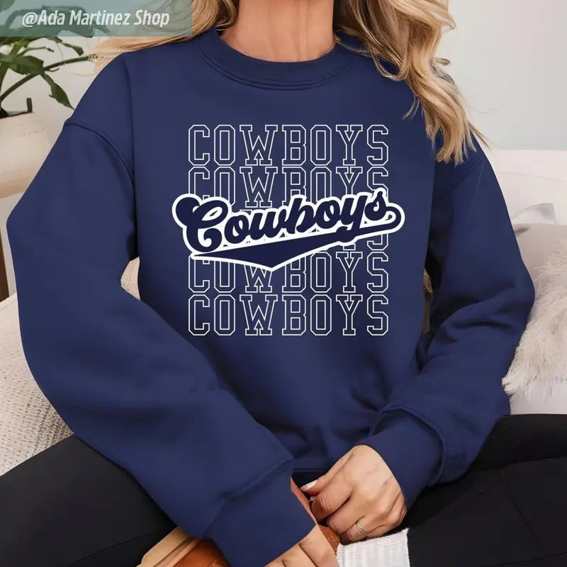Cowboys Family Team Mascot sweatshirt, Cowboys Football sweatshirt, Game Day Cowboys sweatshirt, Cowboys Fan, Cowboys...