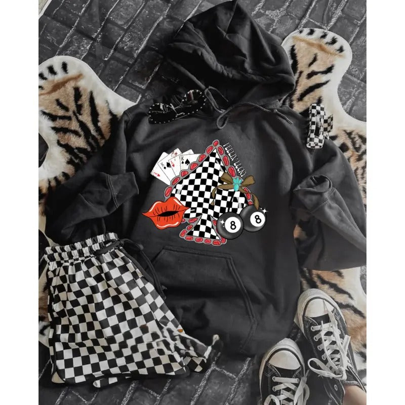 Cowboys Feelin Lucky Hoodie, sweawtshirt crewneck shirt for women, western outfits women, western clothing stuff for...