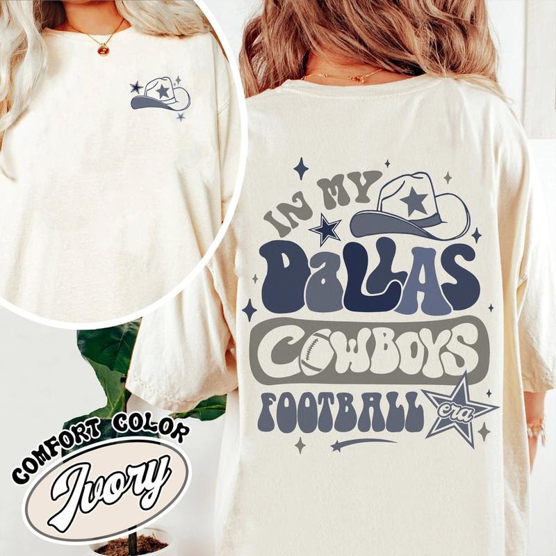 Cowboys Football Comfort Color Shirt, in My Cowboy Football Era, Football Star Dallas Cowboy Shirt, Cowboys Sweatshirt...
