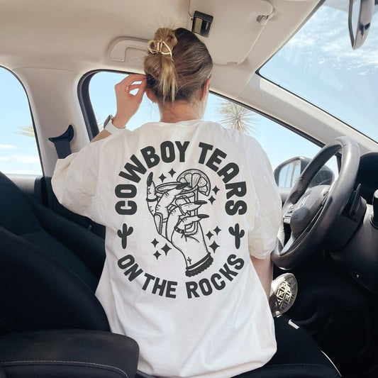 Cowboys Tears Shirt Trendy Country Concert Tee Tequila Shot Western Shirt Cowboy Tears Shirt Vintage Hoodie, Sweatshirt