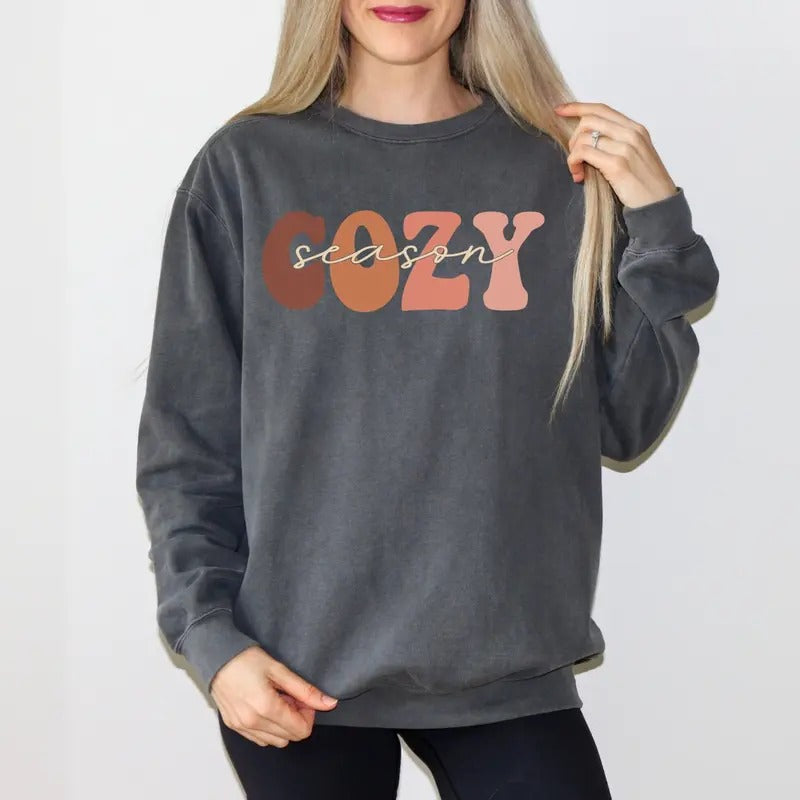 Cozy season Sweatshirt, cozy season shirt, cozy season sweater, cozy season shirt, Fall sweatshirt, winter sweatshirt Hoodie