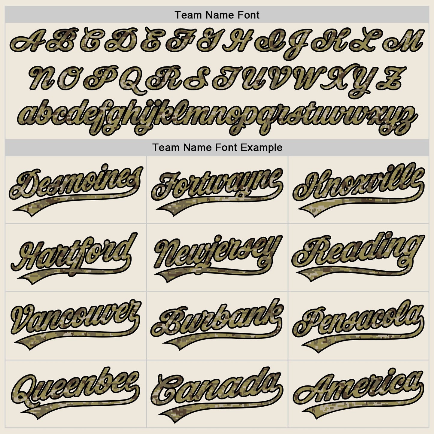 Custom Cream Camo-Black Authentic Baseball Jersey