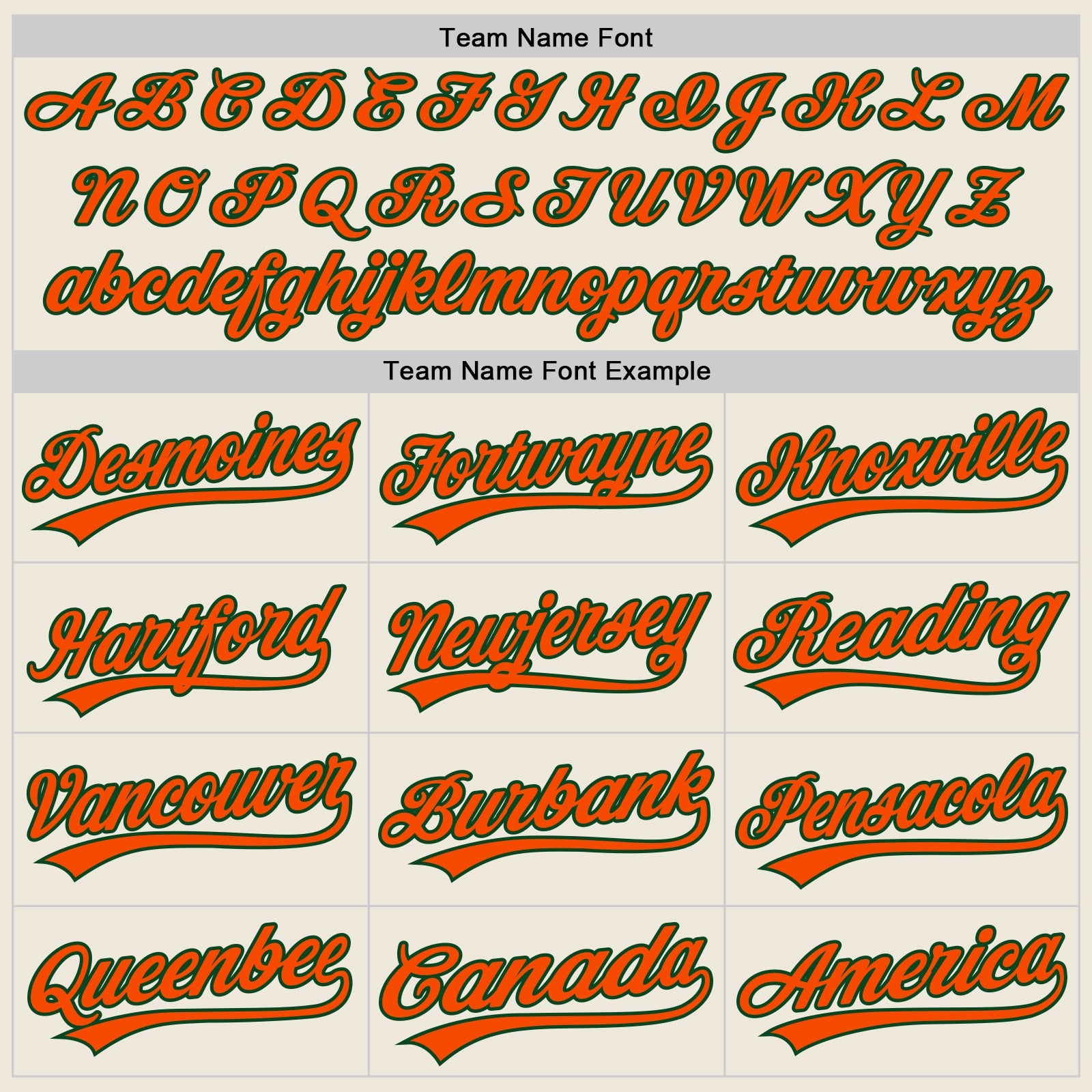 Custom Cream Orange-Green Authentic Baseball Jersey