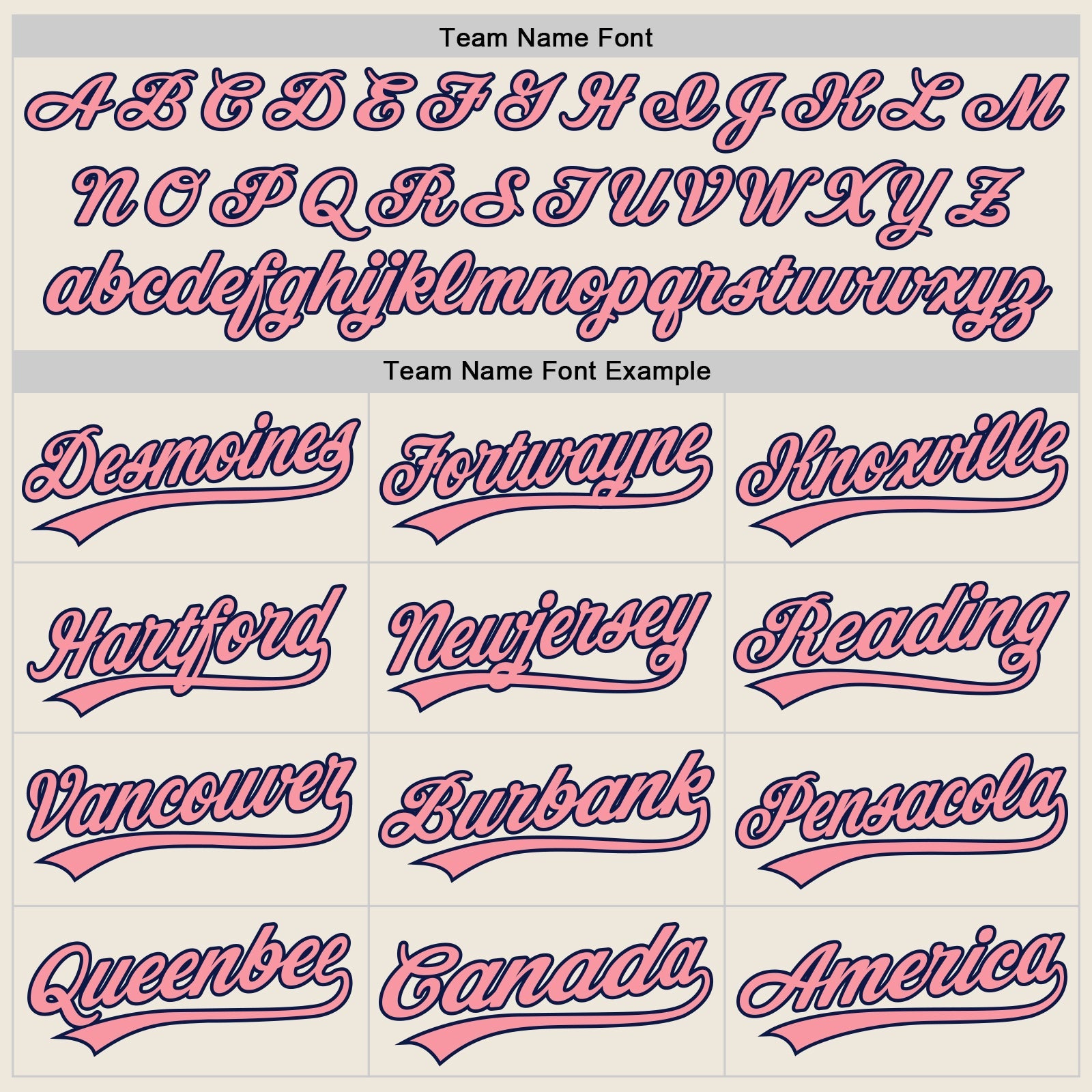 Custom Cream Medium Pink-Navy Authentic Baseball Jersey
