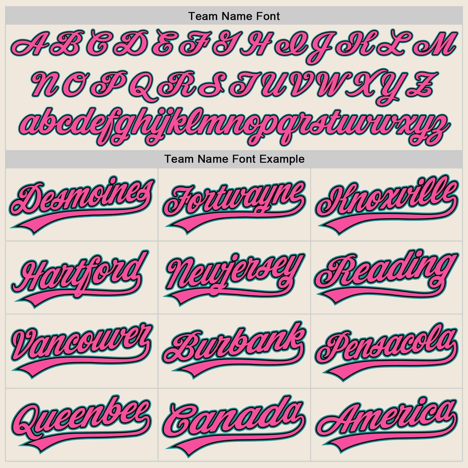 Custom Cream Teal Black-Pink Authentic Baseball Jersey