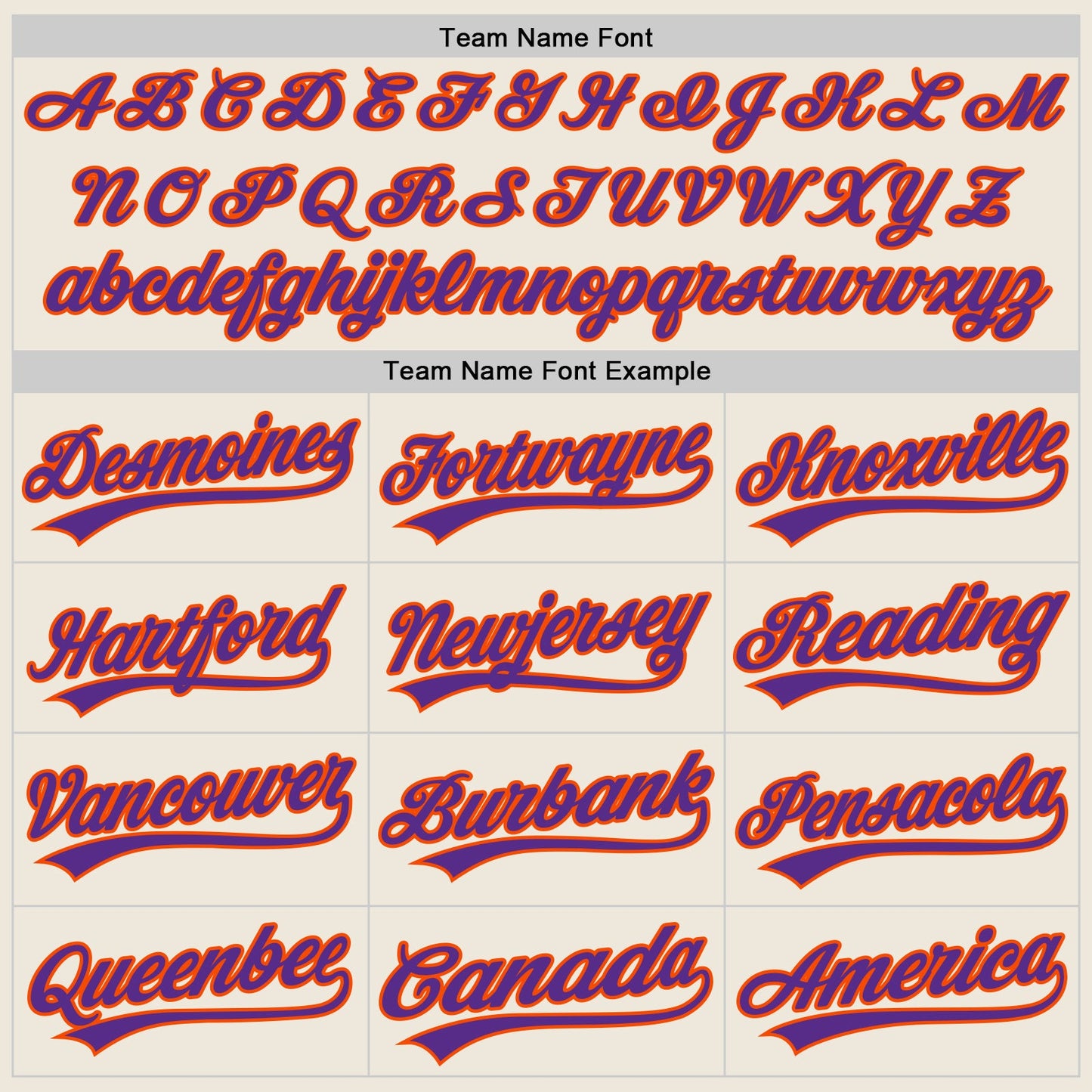 Custom Cream Purple-Orange Authentic Baseball Jersey