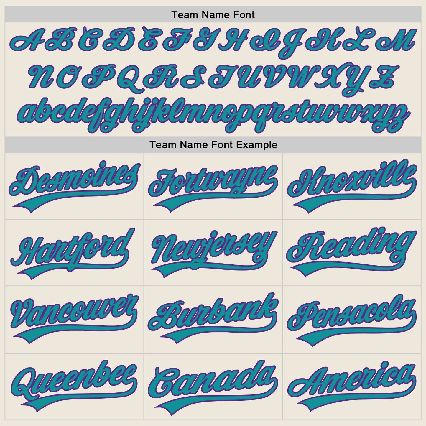 Custom Cream Teal-Purple Authentic Baseball Jersey
