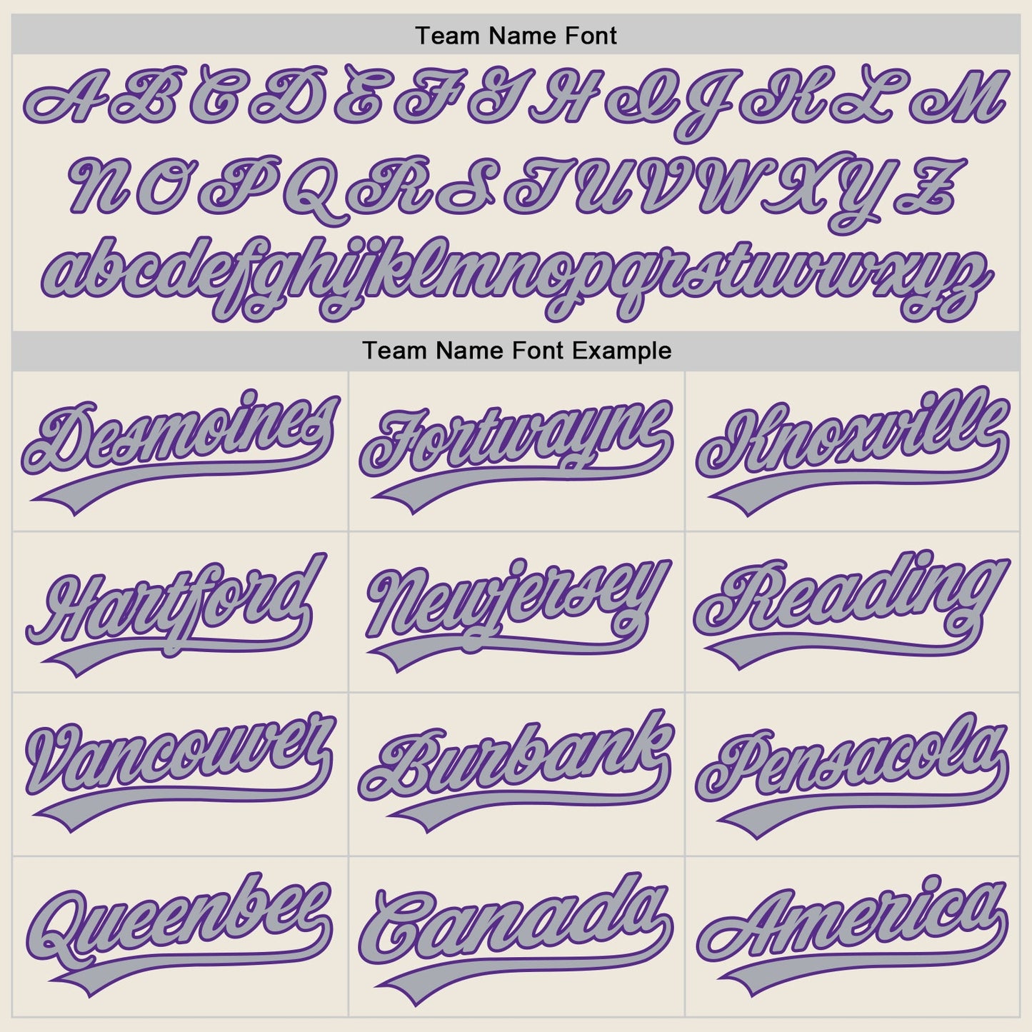 Custom Cream Gray-Purple Authentic Baseball Jersey