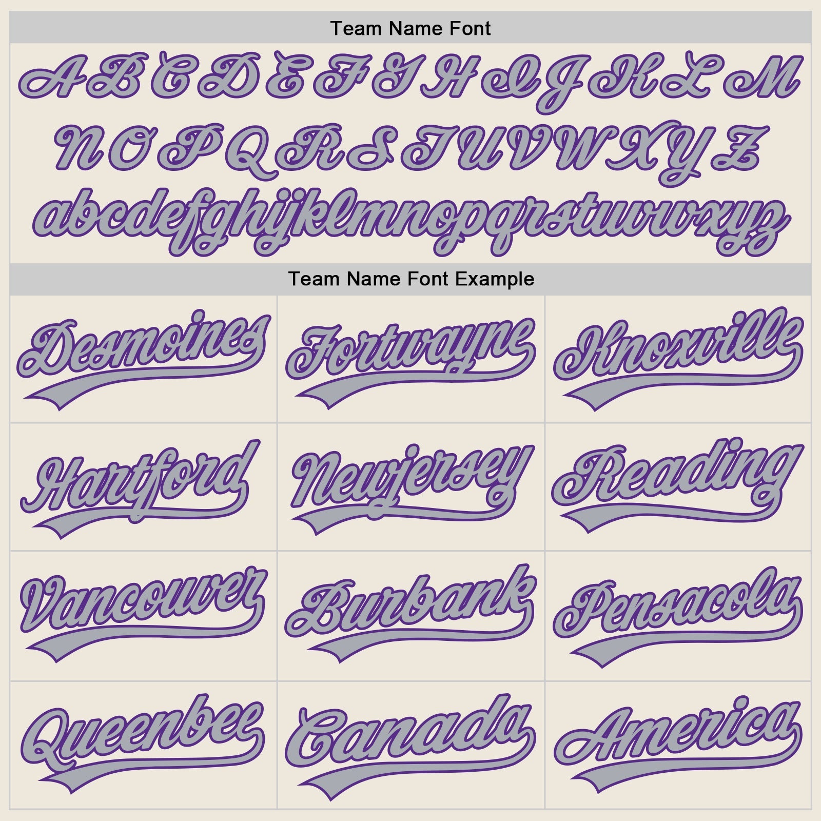 Custom Cream Gray-Purple Authentic Baseball Jersey