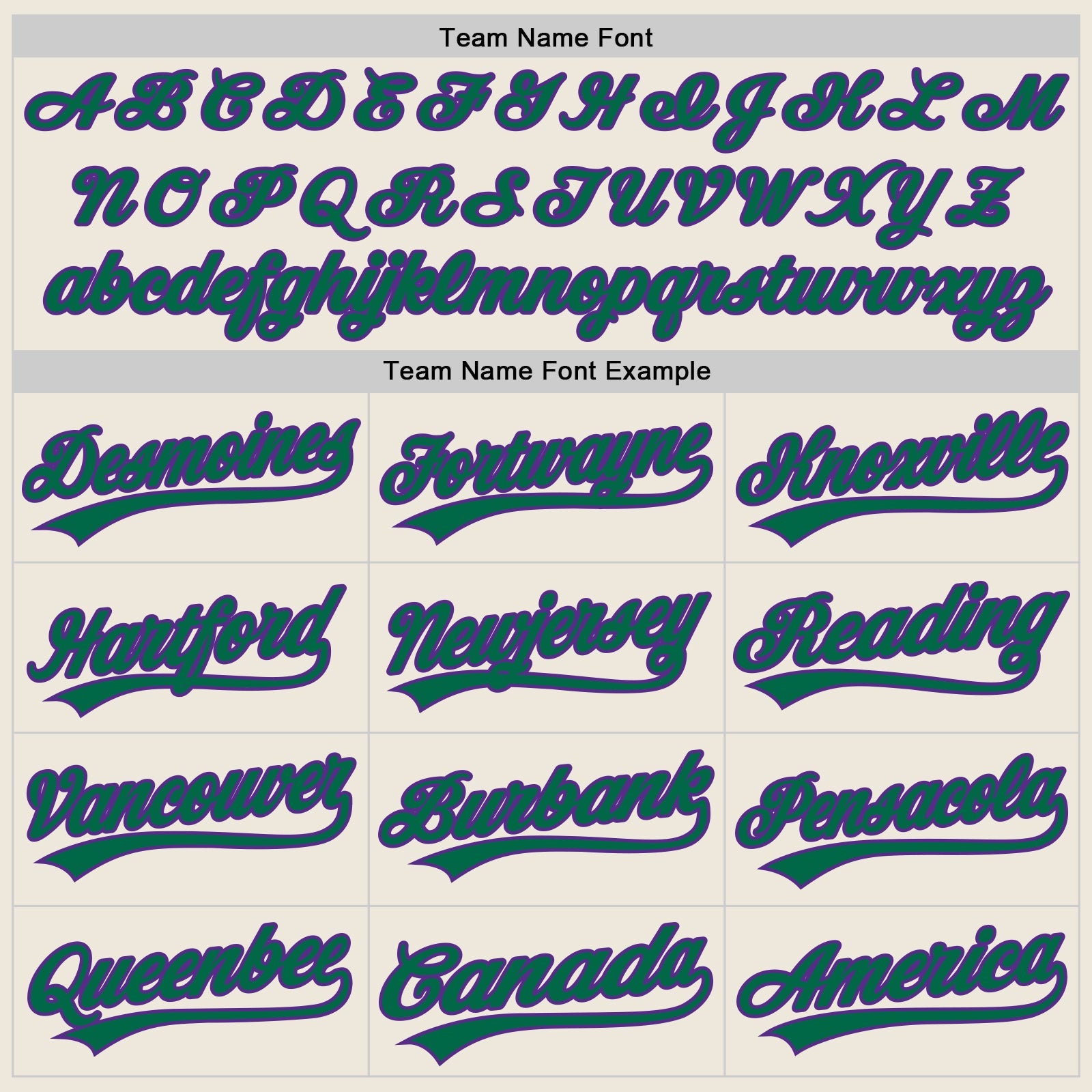 Custom Cream Kelly Green-Purple Authentic Baseball Jersey