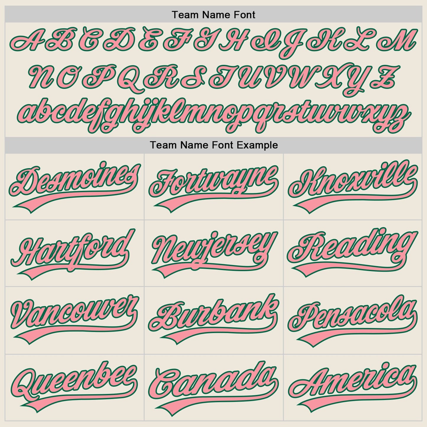 Custom Cream Medium Pink-Kelly Green Authentic Baseball Jersey