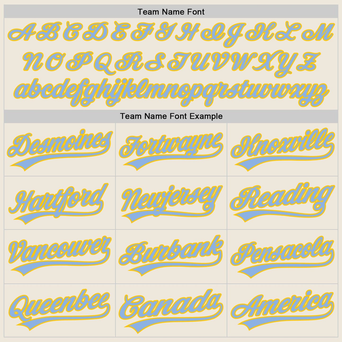 Custom Cream Light Blue-Yellow Authentic Baseball Jersey