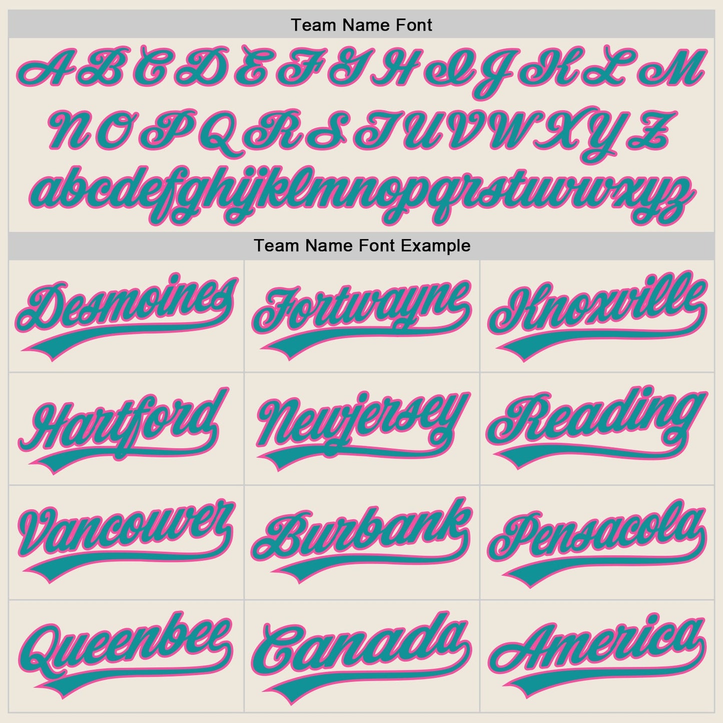 Custom Cream Teal-Pink Authentic Baseball Jersey