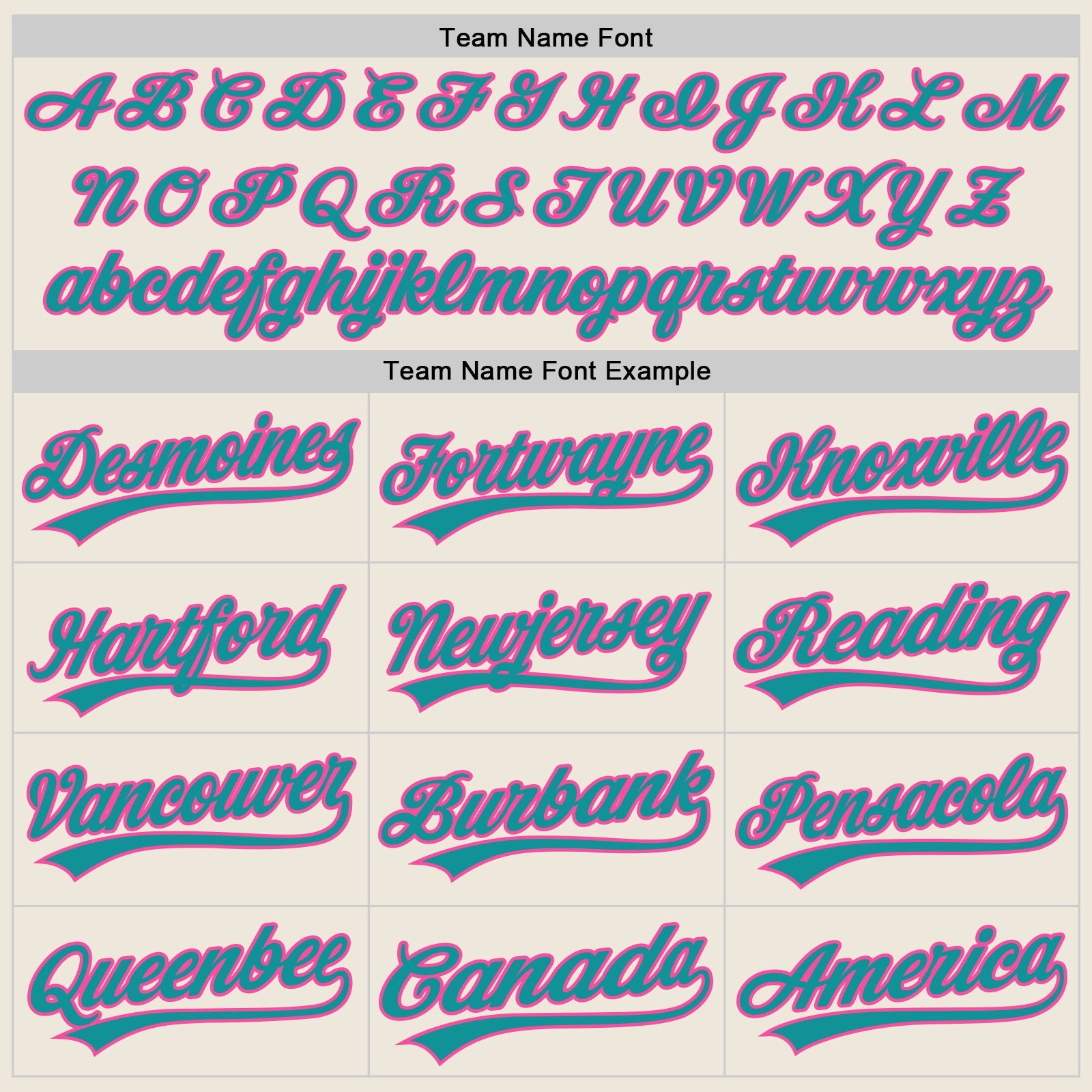Custom Cream Teal-Pink Authentic Baseball Jersey