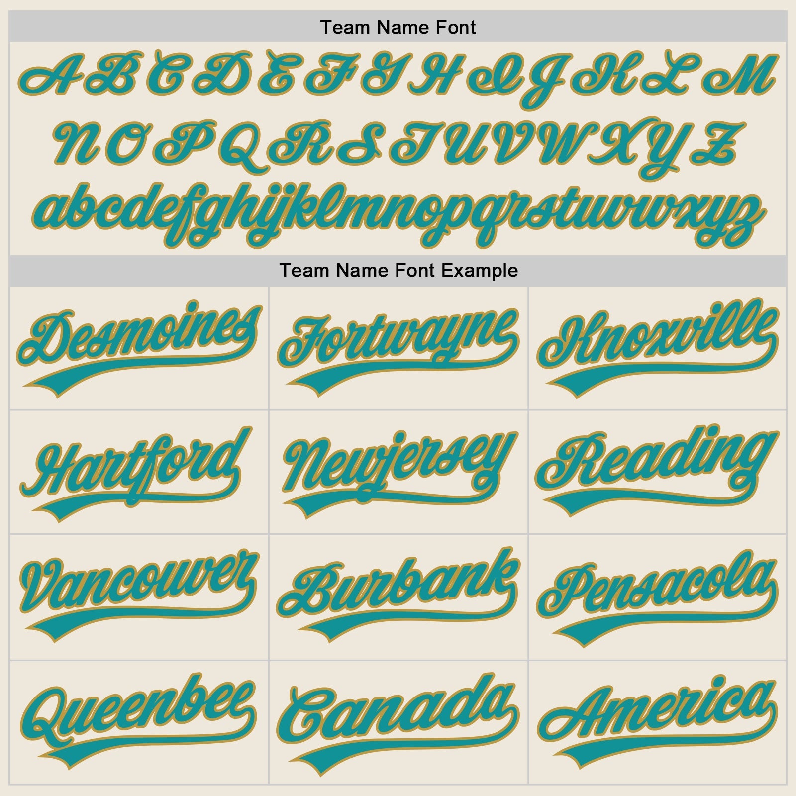 Custom Cream Teal-Old Gold Authentic Baseball Jersey