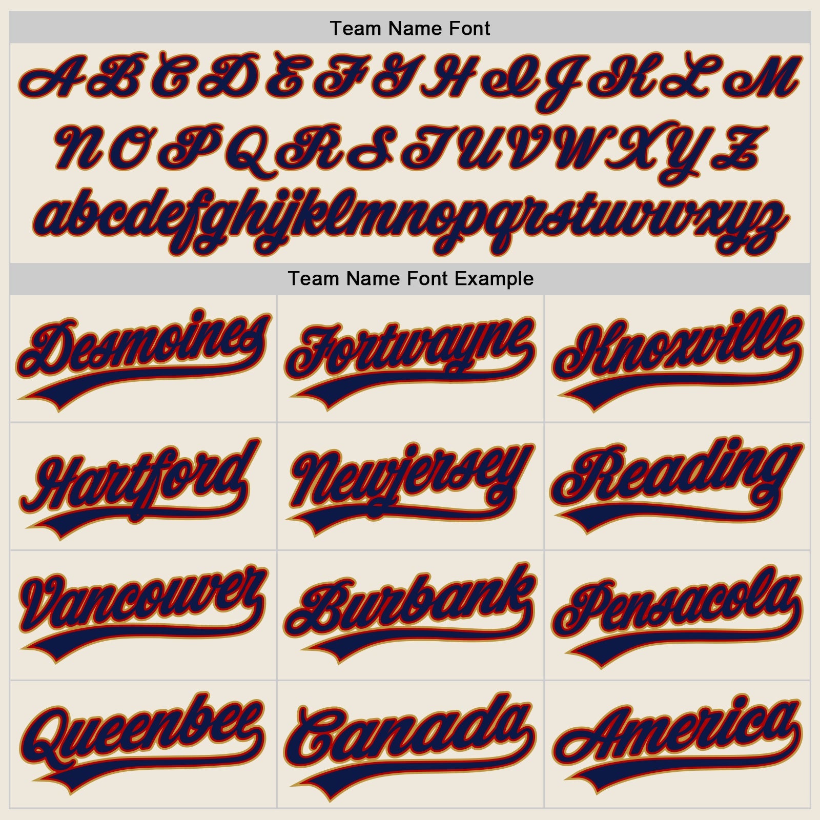 Custom Cream Navy Red-Old Gold Authentic Baseball Jersey