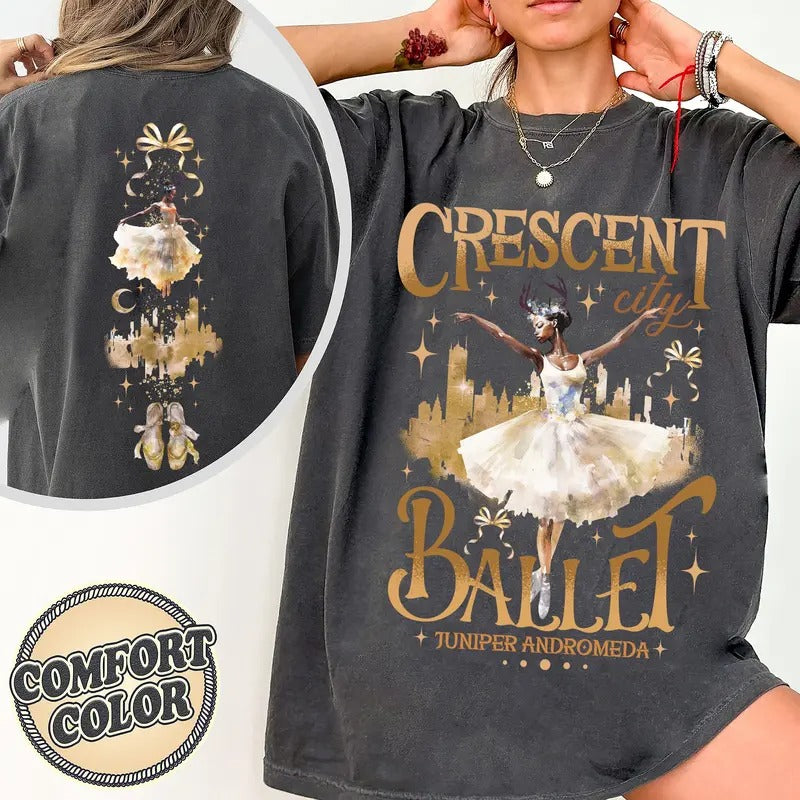 Crescent City Ballet Sweatshirt, Lunathion, Sarah J Maas Merch, Bryce Quinlan, House of Earth and Blood, Juniper...