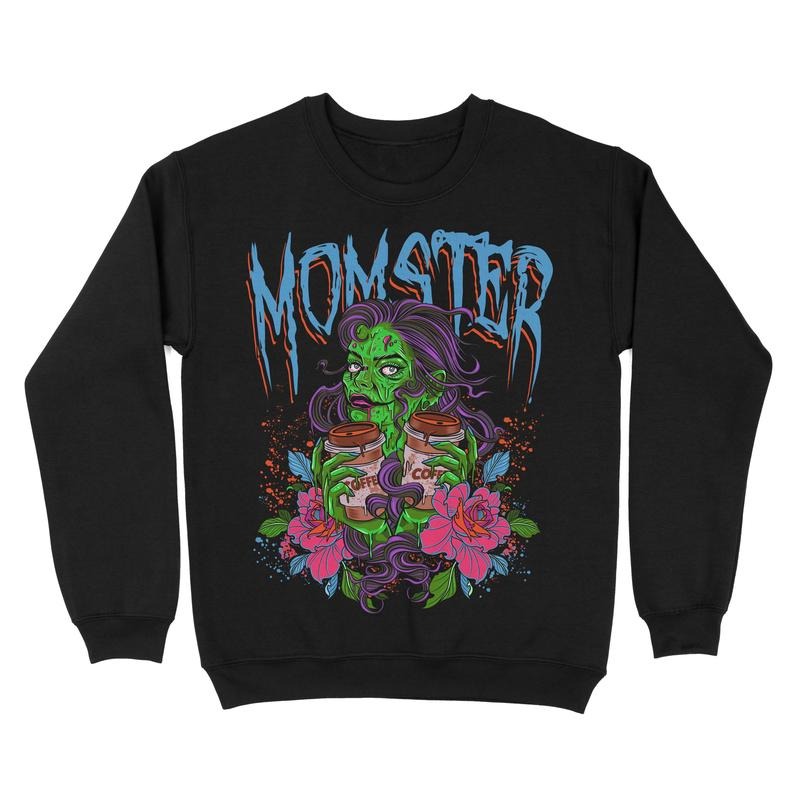 Crewneck - Momster Coffee T-Shirts, Hoodie, Sweatshirt | WearSparks.com
