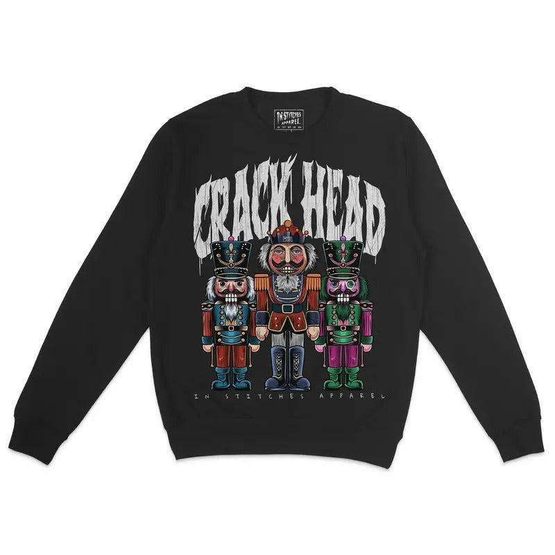 Crewneck Sweatshirt - Nutcracker, Holiday Wear, Unisex, Long Sleeve, Nut Cracker T-Shirts, Hoodie | WearSparks.com