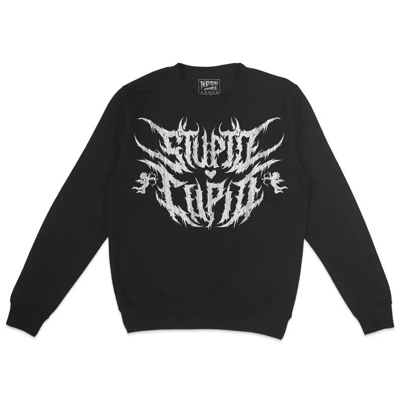 Crewneck Sweatshirt - Stupid Cupid Metal Valentines Day, Unisex, Sweater, Dark Romance, Smut, Booktok T-Shirts, Hoodie