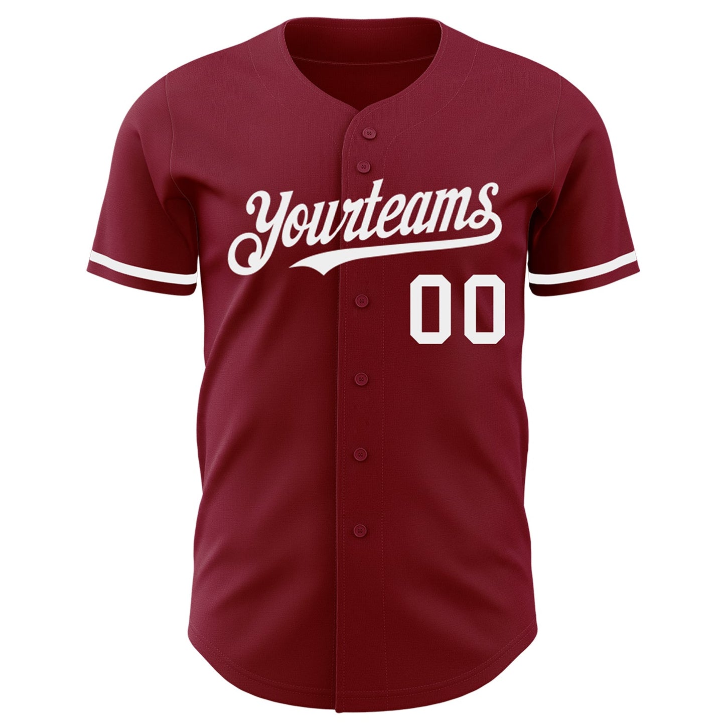 Custom Crimson White Authentic Baseball Jersey T-Shirts, Hoodie, Sweatshirt | WearSparks.com (Image 2)