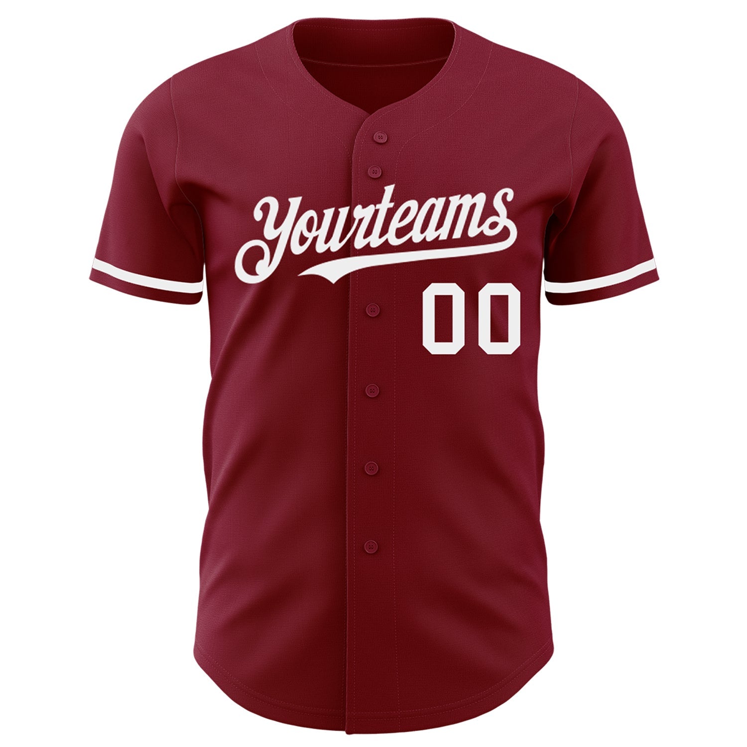 Custom Crimson White Authentic Baseball Jersey T-Shirts, Hoodie, Sweatshirt | WearSparks.com (Image 2)