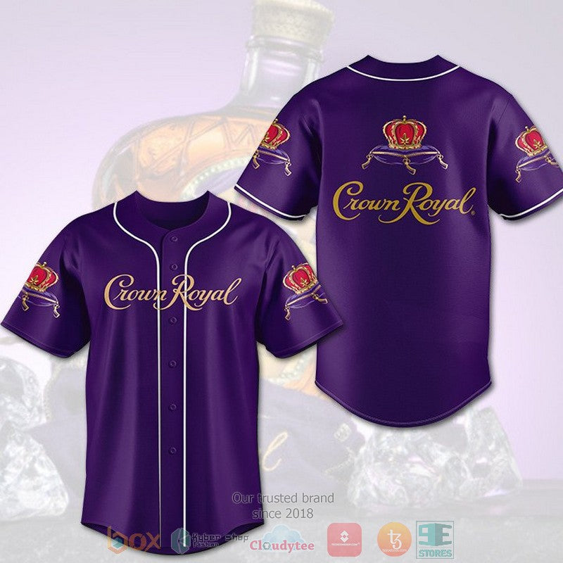Crown Royal dark purple Baseball shirt