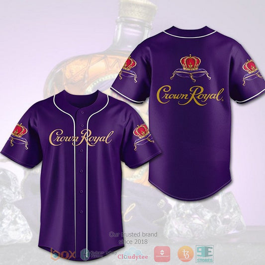 Crown Royal dark purple Baseball shirt