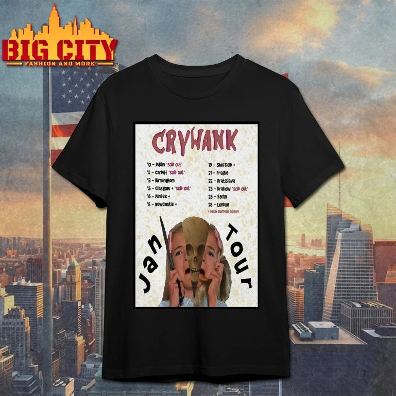 Crywank January 2026 Shows Poster shirt